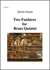 Two Fanfares for Brass Quintet P.O.D. cover